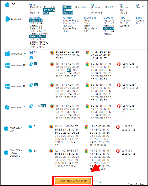 | Techmarks劃重點 BroeserStack瀏覽器相容測試2