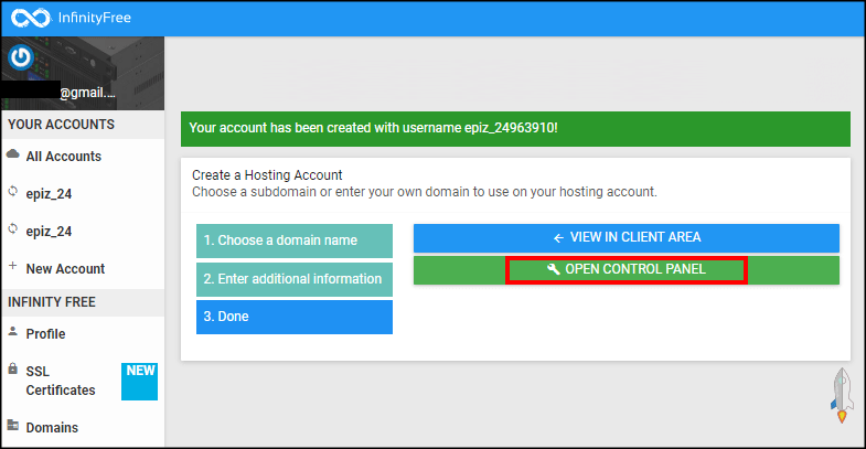 InfinityFree免費虛擬主機-教學5