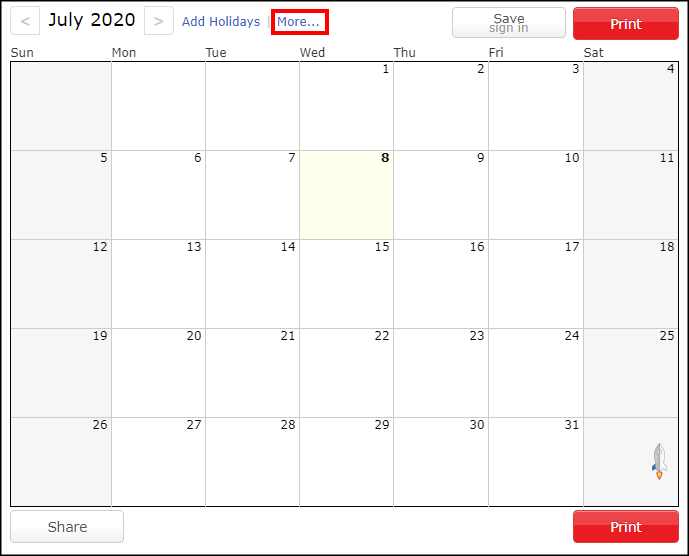22 23空白日曆範本 免費列印 自己填上每日待辦事項 印下來 Techmarks劃重點