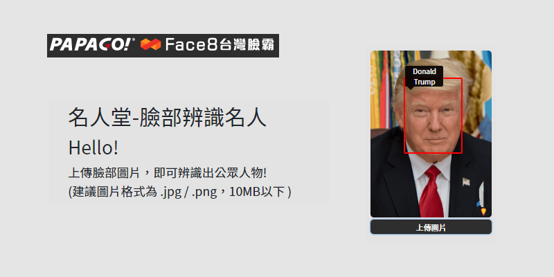 名人堂-臉部辨識名人