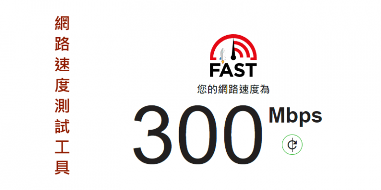 精準！Fast 線上測試你的網路速度有多快？下載和上傳速度？