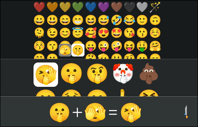 Emoji-Kitchen自己做表情符號2