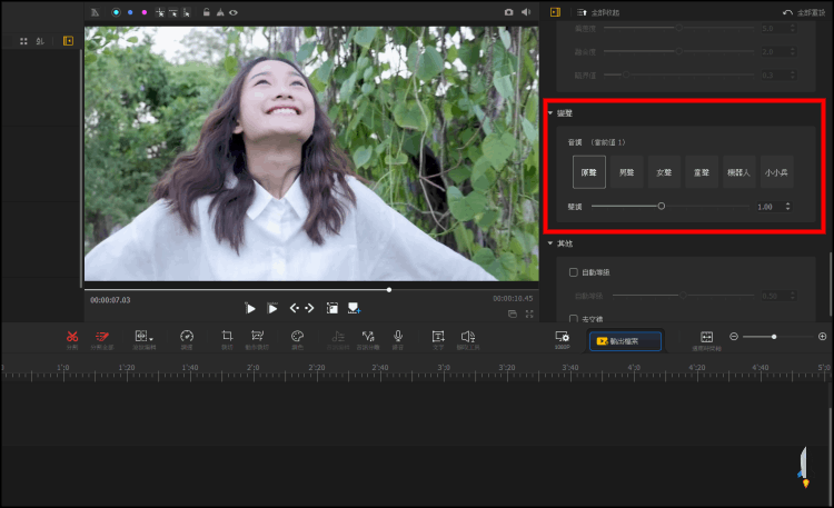 VideoProc-Vlogger影片變聲軟體教學2